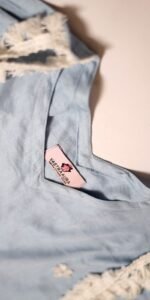 Blue Wink ( Light blue kurti with tassel detailing ) - Image 4